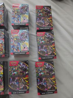 Pokemon booster bundles and single packs