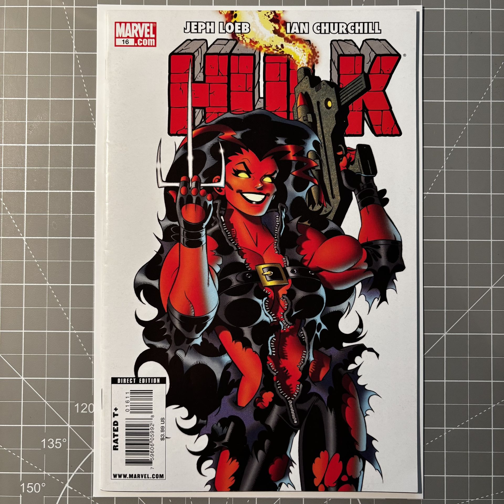 2009 Hulk #16 (๐ 1st Red She-Hulk)