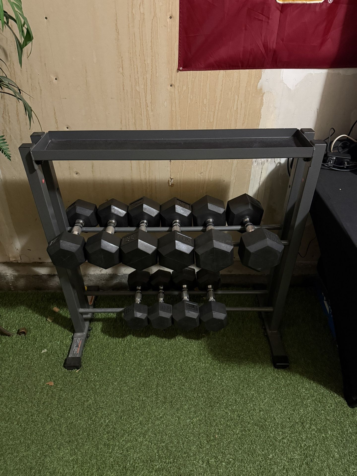 Dumbell Set with Rack