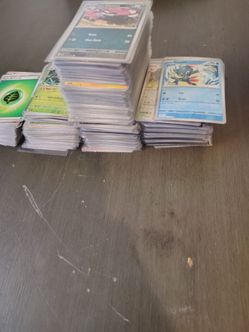 Various pokemon cards about 400 cards or more .