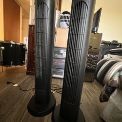 Ventilador De Torre, Cascade, 40 Pulgadas, Cuatro Velocidades Y Temporizador