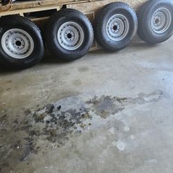 Chevy 15"Rally Wheels /Tires 6 Lug