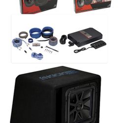 NEW BASS AND VOICE PACKAGE KICKER AUDIO INSTALLED