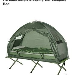 All In One Folding Camping Cot 