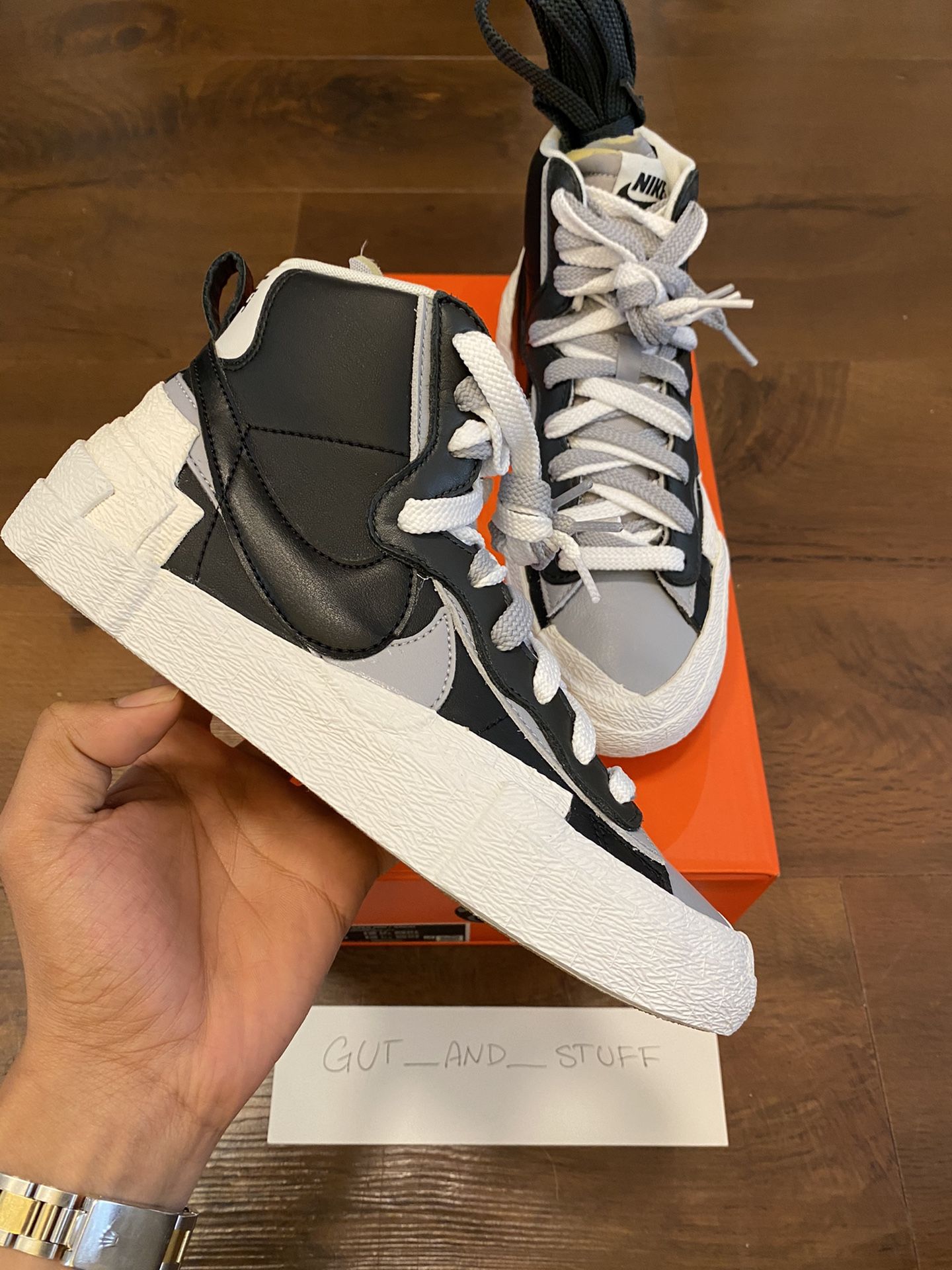 Sacai Blazer “Black Grey” Size 5