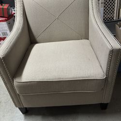 Arm Chair Beige $ 75