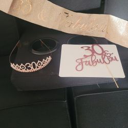 30th birthday tiara