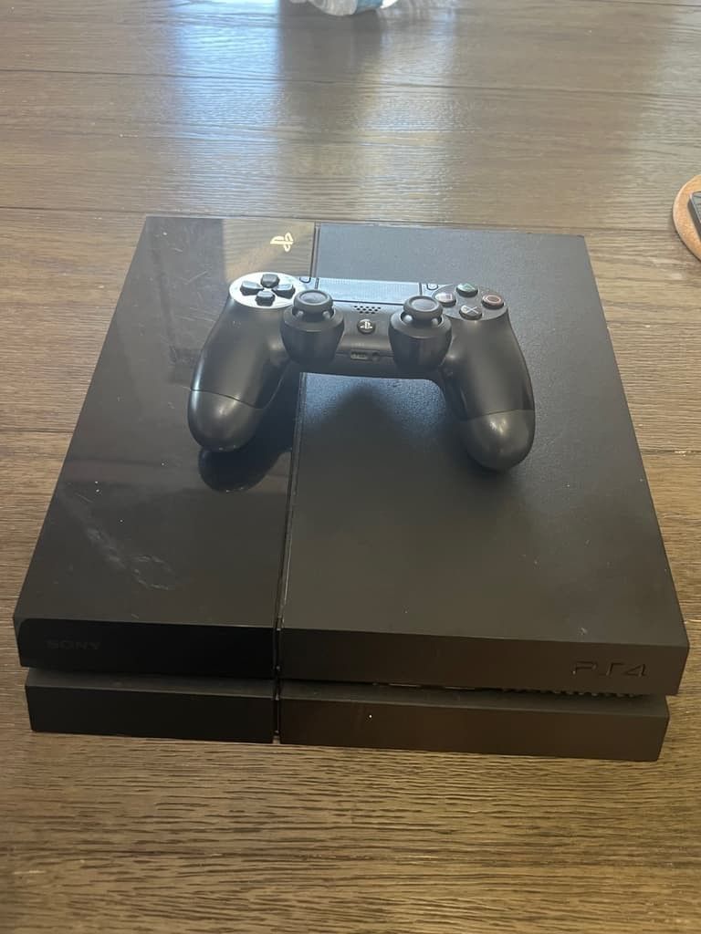 used ps4  and official ps4 remote 