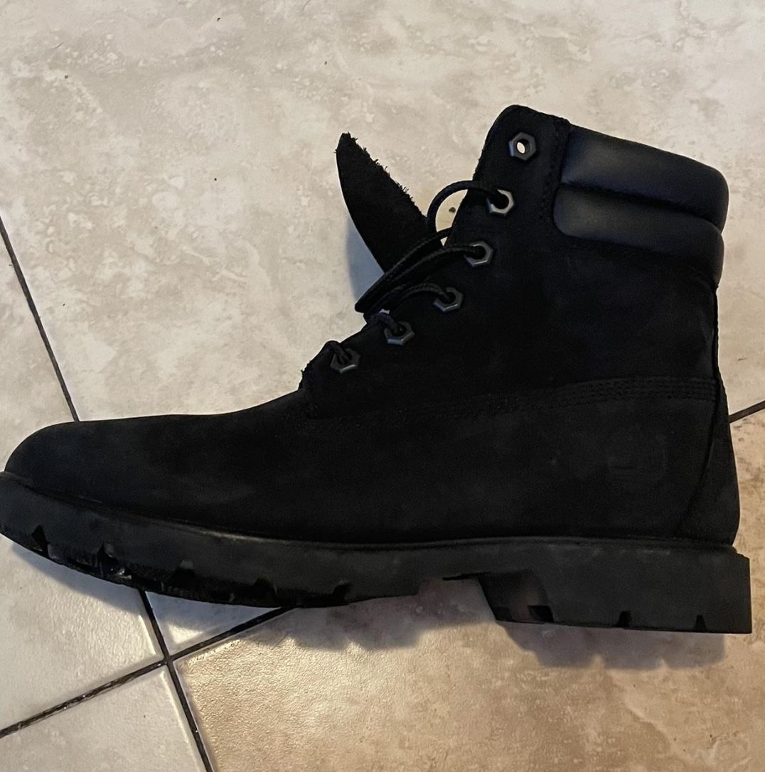 Black Timberland Boots Size 7