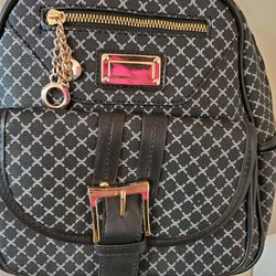 Jet Black With Design Women's  Bag 