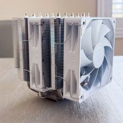 Peerless Assassin 120 SE White V2 CPU Cooler, Dual Tower, 1850RPM, White