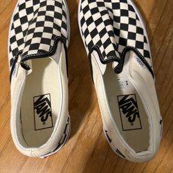 Brand New Vans, Checkered, Size W9, M7.5