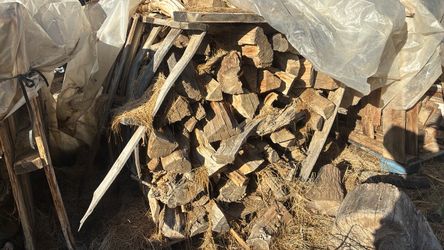 Fire wood. Smells good pine tree