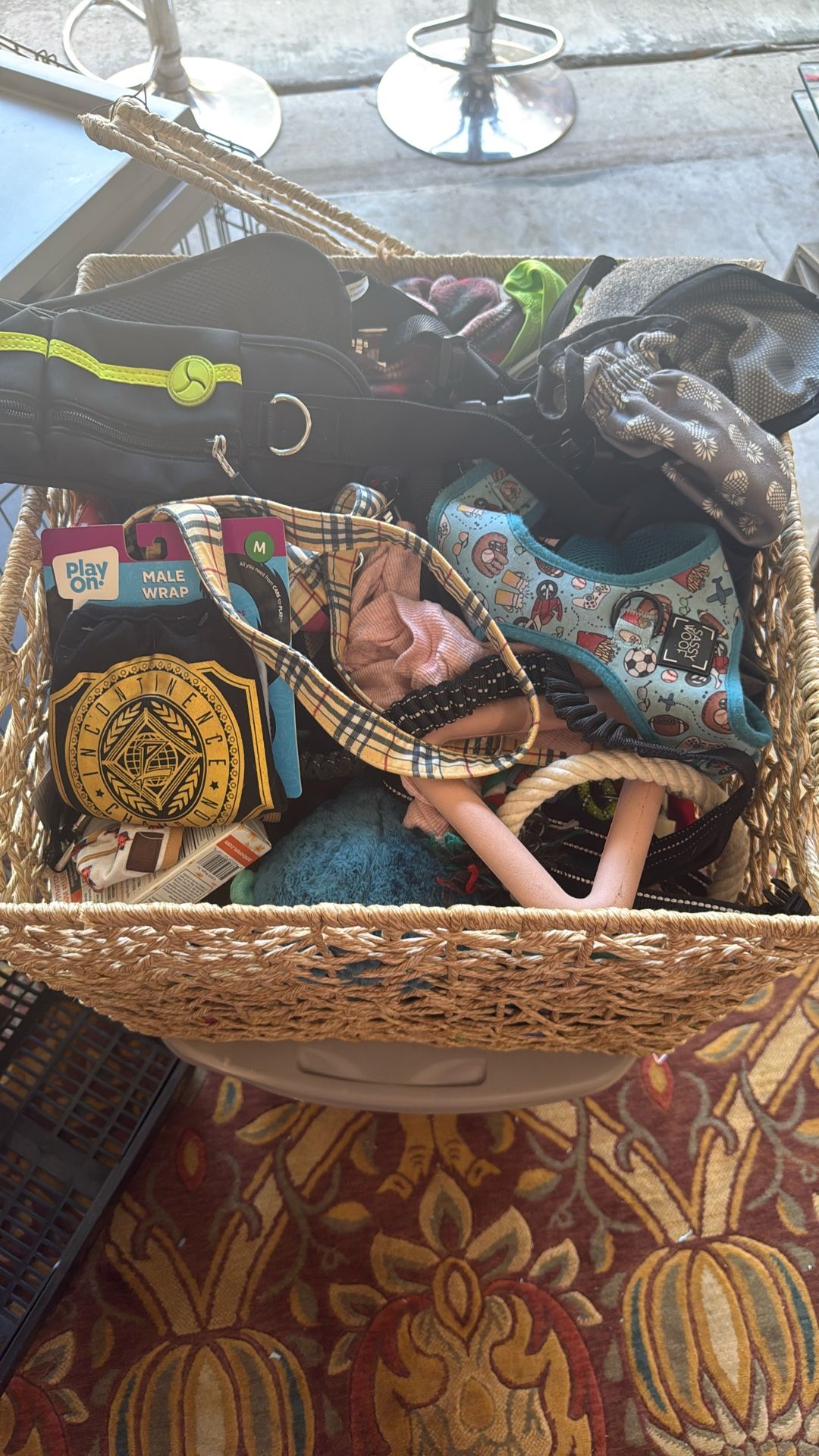 Box Of Dog Accessories