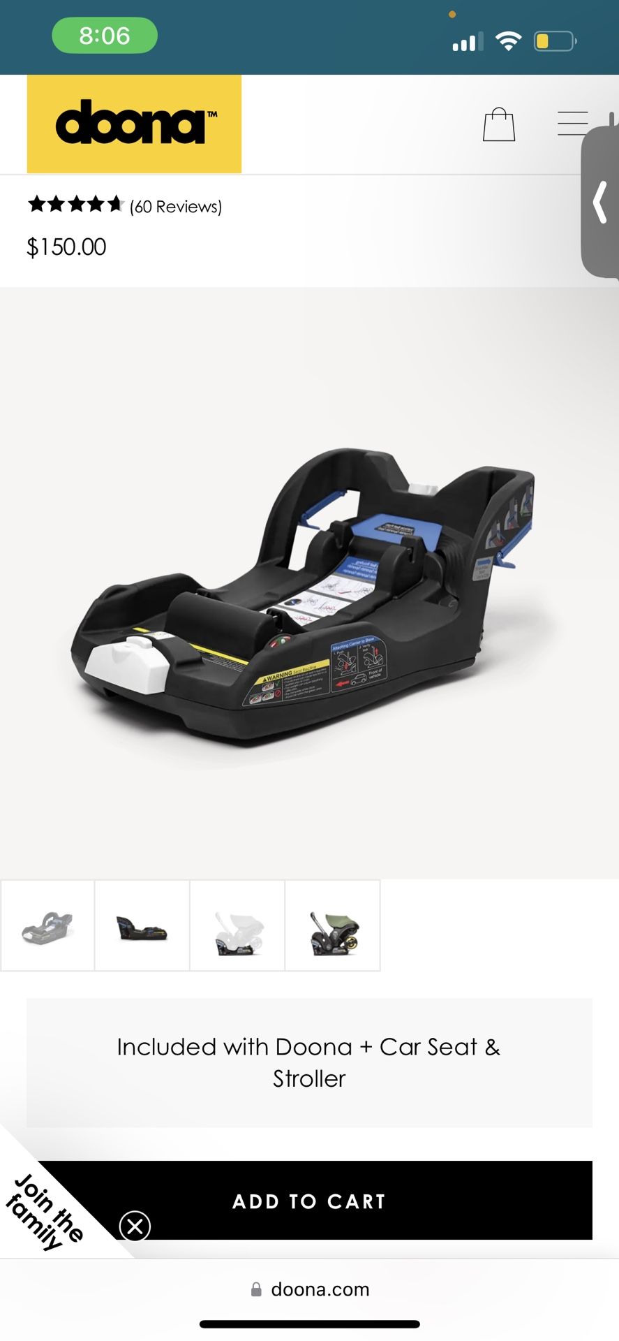 Doona Car Seat Base