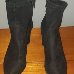 Top Moda Black Suede Boots