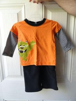 Halloween 12 Month Boy Outfit