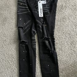 Size 32 Purple Jeans