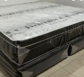 $199 Queen pillow top mattress only brand new free delivery same-day