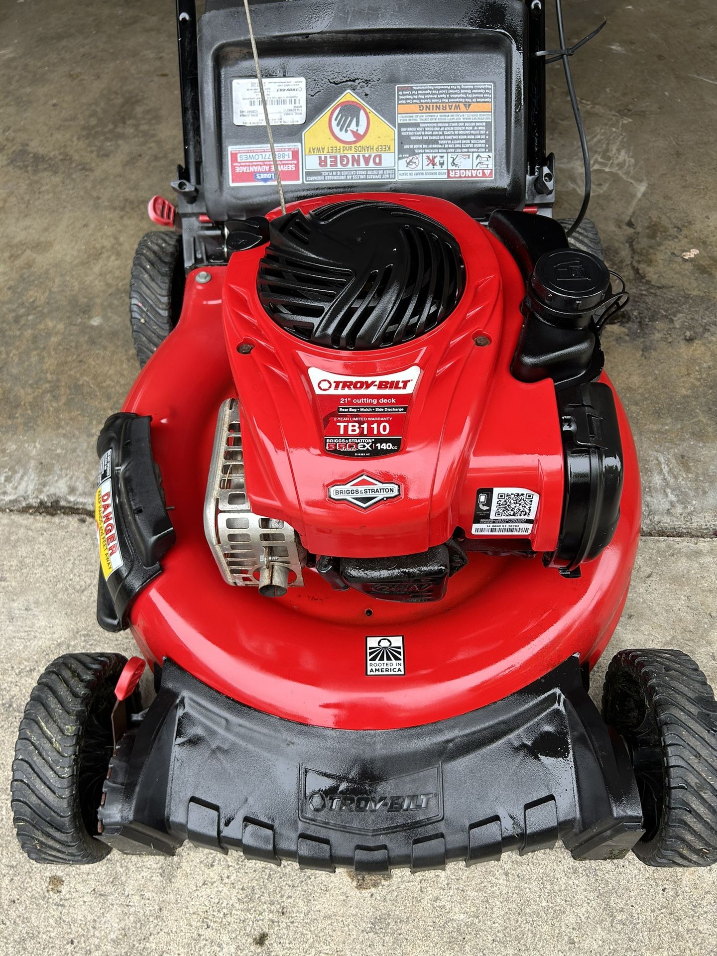TROY-BILT TB 110. Push Mower