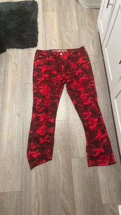 Size 40 Red Camo jeans