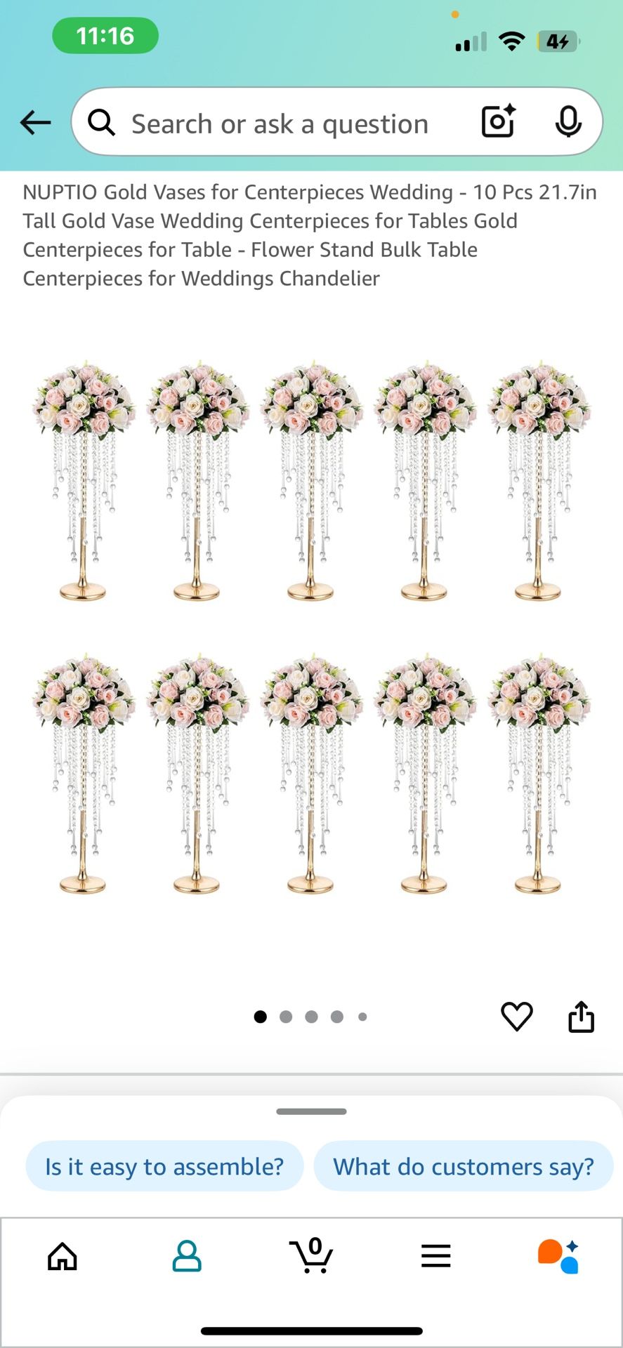 Wedding Centerpieces for Tables Gold