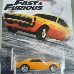 Toy car Hot wheels Chevrolet Camaro 1967