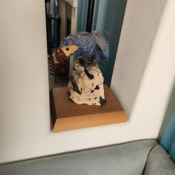 Large Stone Parrott Bird Statue