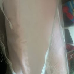 Pink Diaper Changing Pad With Plastic Protector 