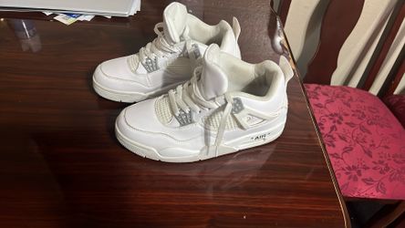 Brand New-Nike Air Jordan 4 Retro Off-White Man Size 8 Us