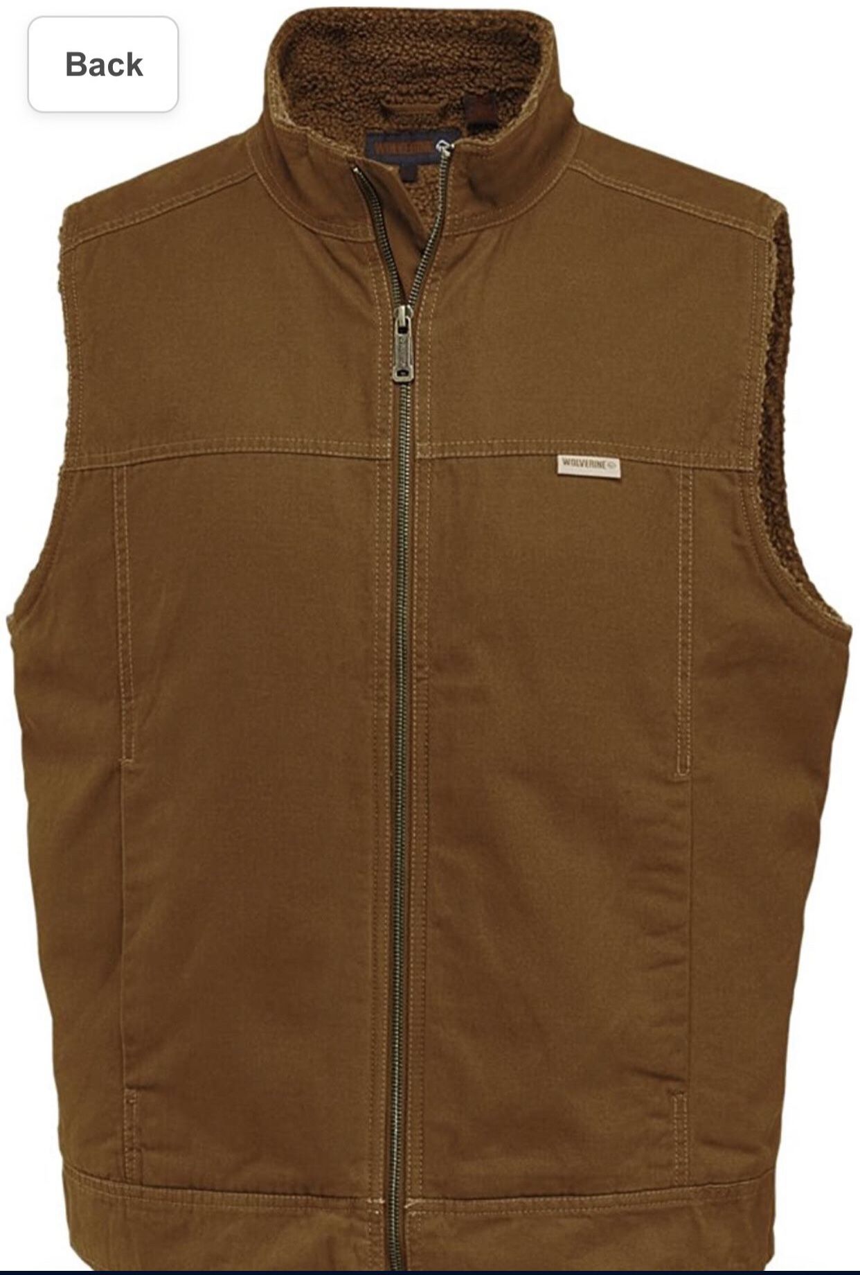 Wolverine mens Porter Sherpa Lined Vest