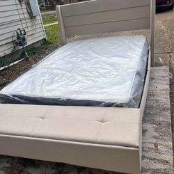 Bed Frame And Mattress 
