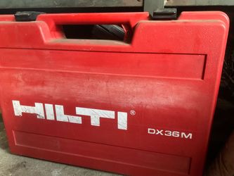 HILTI ACTUATED POWDER NAIL GUN