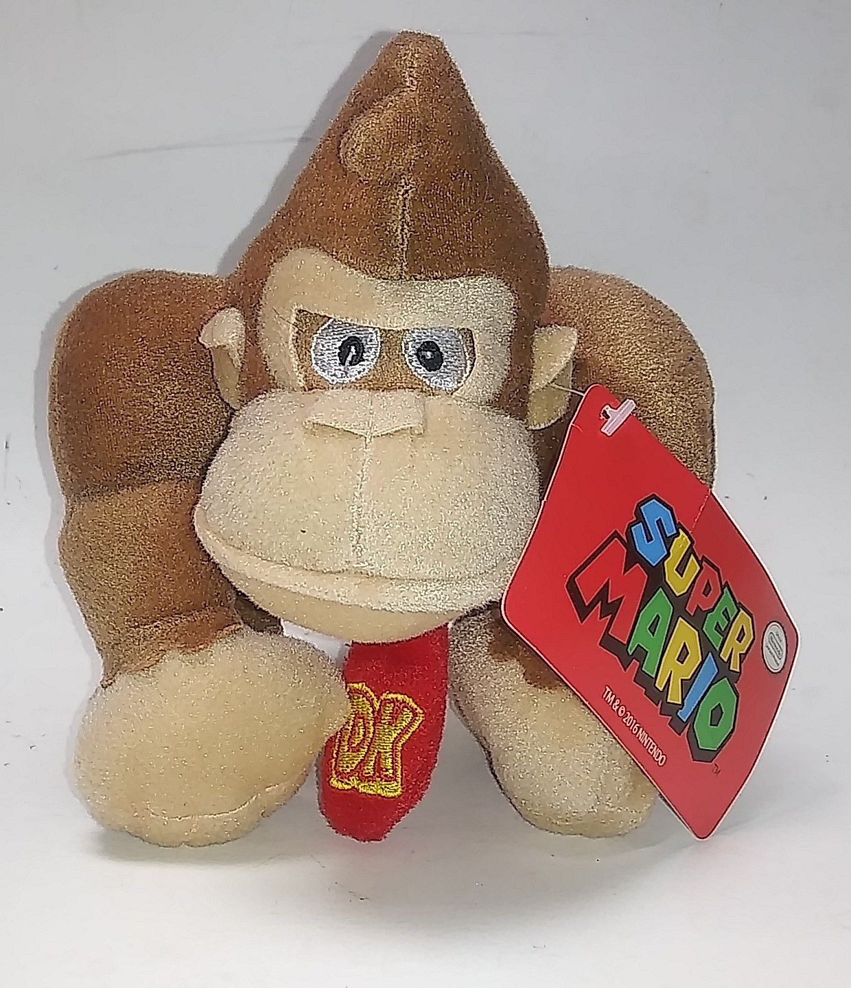 Nintendo Super Mario Brothers DONKEY KONG 5" Plush STUFFED ANIMAL Toy Pre-owned. Pre-owned