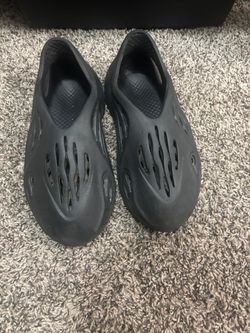 Black Yeezy crocs