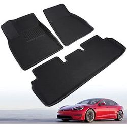Tesla 3d floor mats front and back