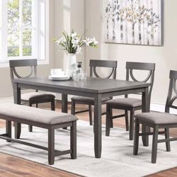 BRAND NEW 6PC DINNING TABLE SET $389
