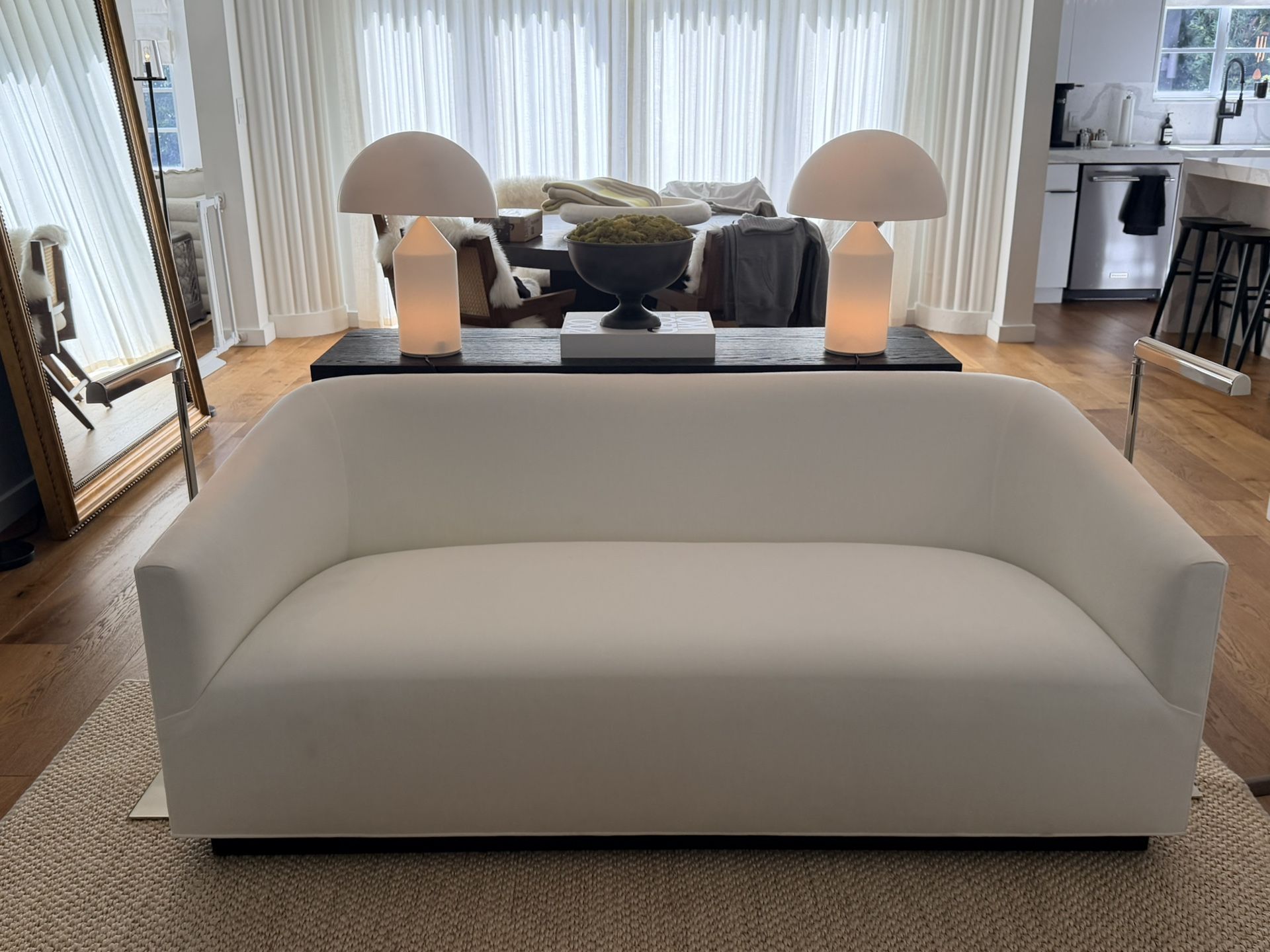 RH - 1950S ITALIAN SHELTER ARM SOFA