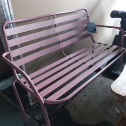 Nautica Outdoor Bench Seat  Made Out Of  Steel 