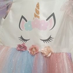 Girls Unicorn Dress