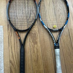 Babolat And Wilson Tennis Rackets 