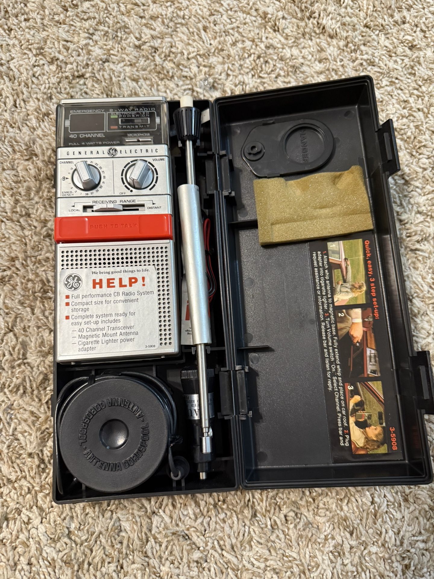 Vintage CB Radio 3-59008