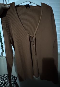 Brown sweater