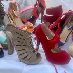 Lot Of Shoes (heels) - 20 PAIRS - SIZE 7 TO 7.5 - NEW