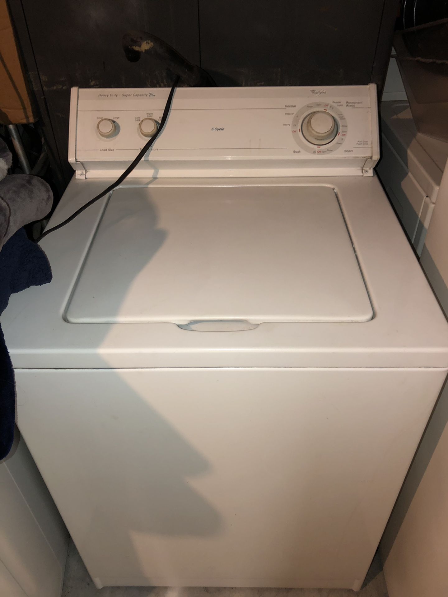 Washing machine whirlpool
