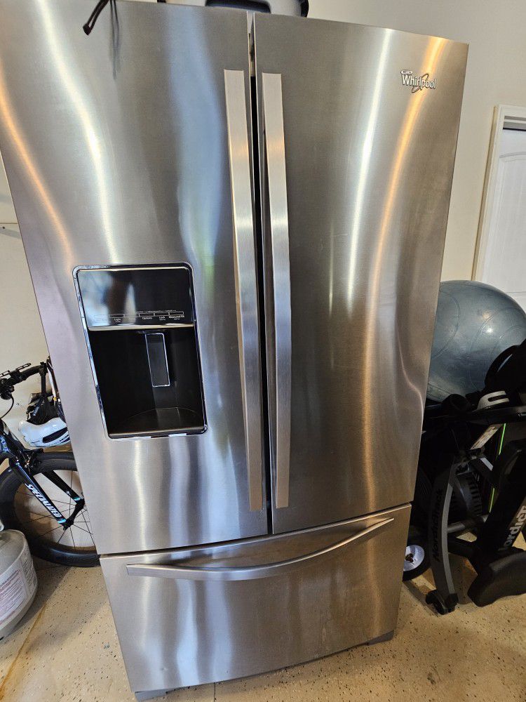 Whirlpool Stainless Steel French Door Refrigerator $400