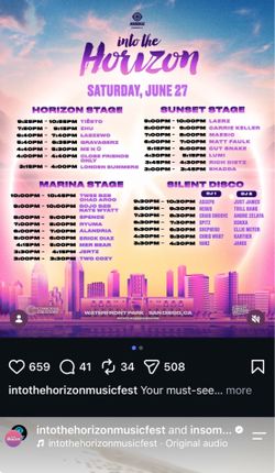 VIP tickets to Into the Horizon - Saturday Only