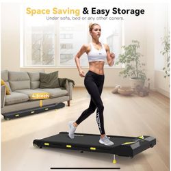Walking Pad with Incline, 4 in 1 Portable Treadmill, Under Desk Treadmill for Home Office, with Remote Control, APP 
