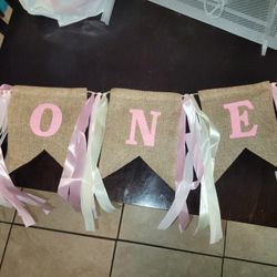 First birthday Banner