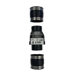 2 in. Sewage Check Valve with Flexible PVC Fittings=D2-475